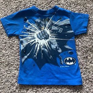 Vintage 90s Blue Batman Toddler T-Shirt